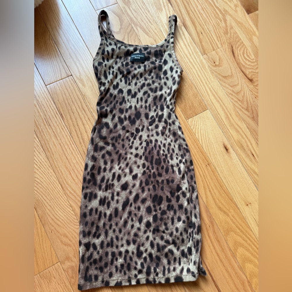 SKIMS X DOLCE&GABBANA ribbed dress